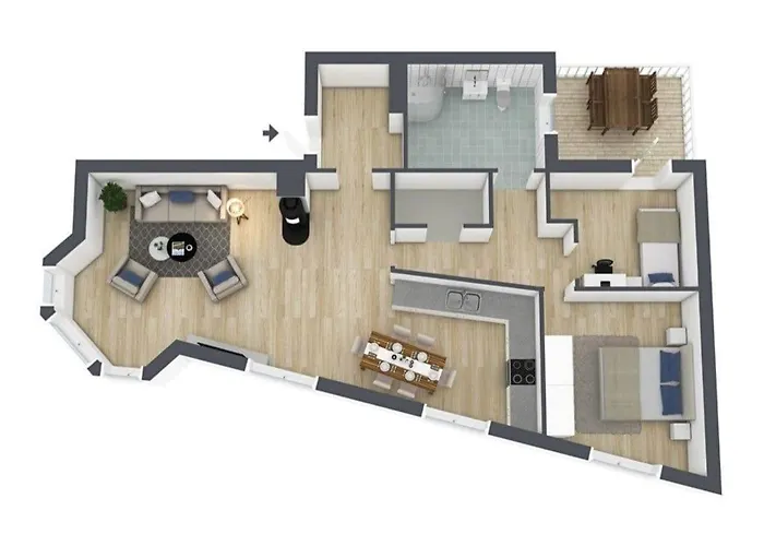 Central, Lovely With A Unique View Μπέργκεν